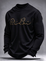 Men's Print Long-Sleeve T-Shirt