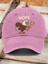 🔥Buy 3 Get 15% Off🔥Unisex Retro No Kings In America  Eagle Crown Nope Print Baseball Cap