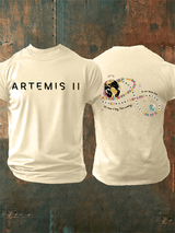 Men's  Fun Planet Print T-Shirt