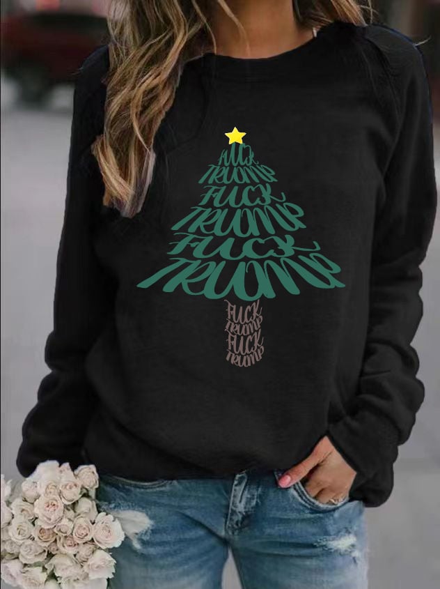 🔥Buy 3 Get 15% Off🔥Women's  Funny Christmas Tree With fdt   Sweatshirt