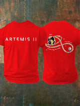 Men's  Fun Planet Print T-Shirt