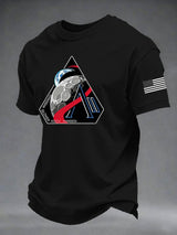Men's Artemis II Round Neck Casual Printed T-Shirt