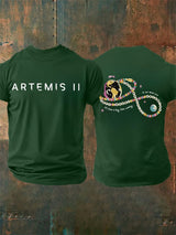 Men's  Fun Planet Print T-Shirt