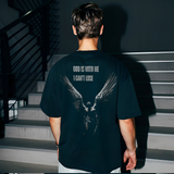 God Is With Me I Can't Lose Printed Men's T-shirt