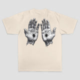 Hollowed Hands Printed Men's T-shirt