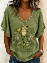 I Could Have Been More Impulsive, But Jesus Restrained Me. (Women'S Faith Print T-Shirt)