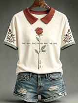 Women's 'The Way, The Truth, And The Life' Print T-Shirt