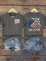 Women's  Round-Neck 250 YEARS Printed T-Shirt