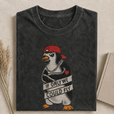 If Only We Could Fly Tattoo Penguin Comfort Colors Tee