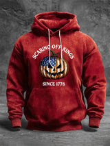 🔥Buy 3 Get 15% Off🔥Men's Scaring Off Kings Print Hoodie