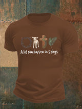 Men's  A lot can happen in 3 days  Print  T-Shirt