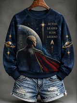 Women's In Loving Memory of Our Captain Print Casual Sweatshirt