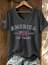 Women's Casual Print Short-Sleeve T-Shirt