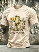 I Could Have Been More Impulsive, But Jesus Restrained Me. (Men'S Faith Print T-Shirt)