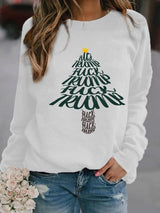 🔥Buy 3 Get 15% Off🔥Women's  Funny Christmas Tree With fdt   Sweatshirt