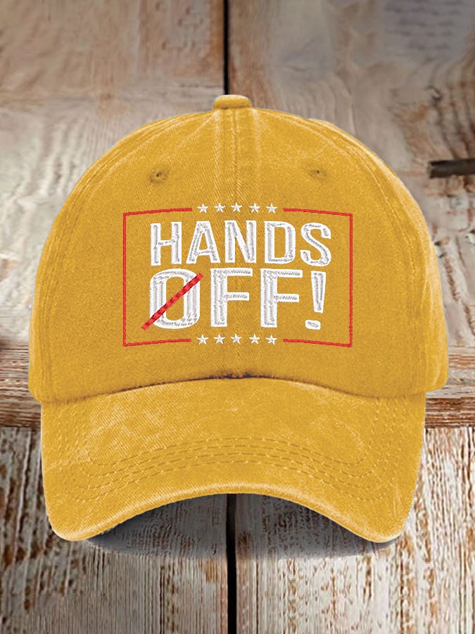🔥Buy 3 Get 15% Off🔥Unisex Distressed Washed Cotton FDT “Hands Off ” Hat