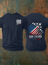 Men's Round-Neck 250 YEARS Printed T-Shirt