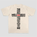 I Will Fear No Evil For You Are With Me Your Rod And Your Staff They Comfort Me God Printed Women's T-shirt