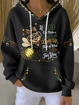 Women's If God Can Make A Bug's Butt Light Up Hoodie