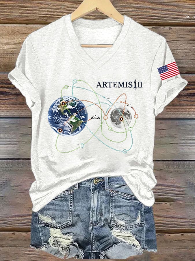 Women's  Artemis II Print Short-Sleeve T-Shirt