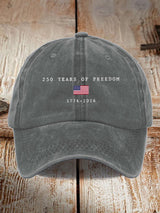 Unisex America Flag Print Baseball Cap