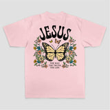 Jesus The Way The Truth The Life Printed Women's T-shirt