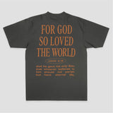 For God So Loved The World John 3:16 Bible Verse Print Printed Women's T-shirt