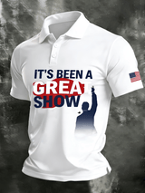 Men's Last Show Print Polo Shirt