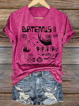 Women's  Lunar Landing Character Print T-Shirt