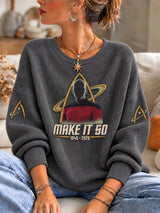 Women's In Loving Memory of Our Captain Print Sweatshirt