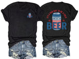🔥Buy 3 Get 15% Off🔥It’s a Bad Day to Be a Cold Beer,  Funny 4th of July Drinking Shirt