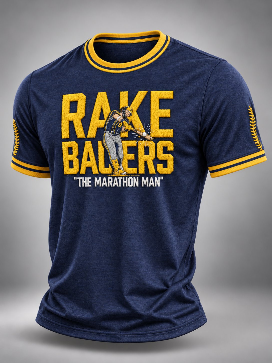Men's Baseball Print T-shirt