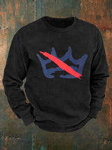 Men's  America has no kings Printed Casual Sweatshirt