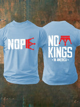 🔥Buy 3 Get 15% Off Men's  No Kings In America T-Shirt