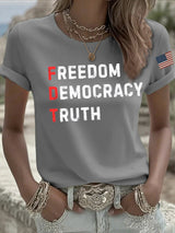 🔥Buy 3 Get 15% Off🔥Women's casual FDT loose T-shirt