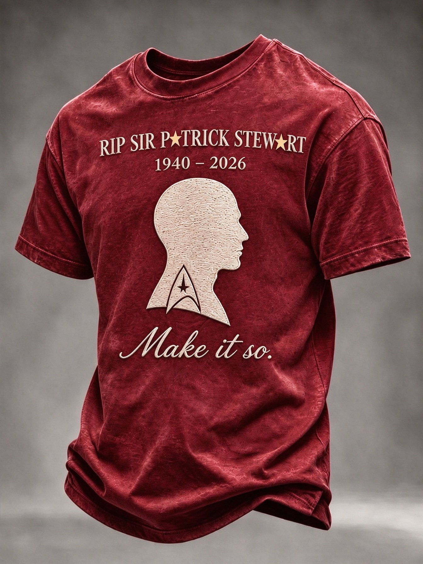 Men's Casual Commemorative Printed Short-Sleeve T-Shirt