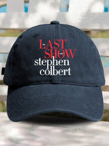 Retro Last Show Print Baseball Cap